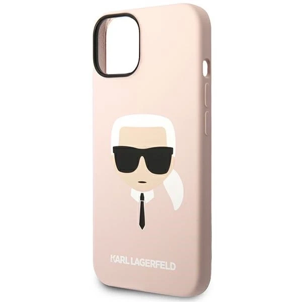 Etui Karl Lagerfeld KLHMP14MSLKHLP pro iPhone 14 Plus 6,7" pevný obal silikonový Karl`s Head Magsafe